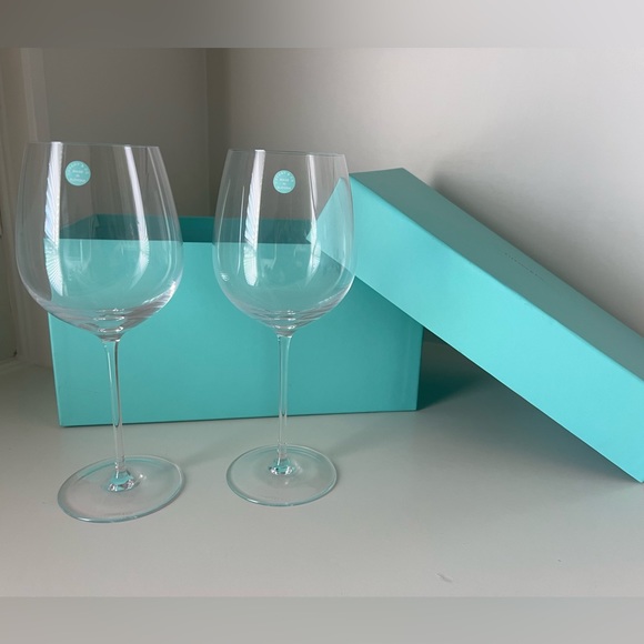 Tiffany & Co. Other - Set of 2 Extra Large Tiffany Wine Glasses